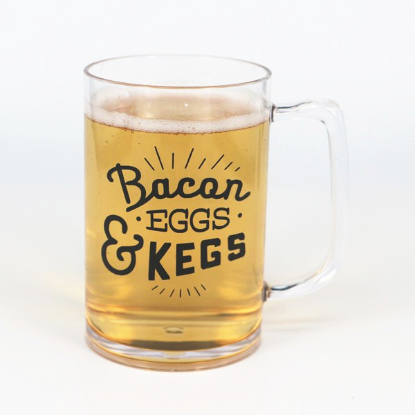 Plastic beer mug for beer festival 