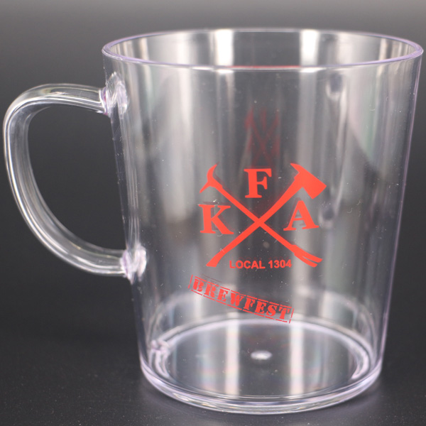 12oz plastic beer mug