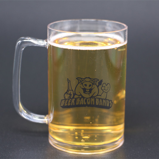 Plastic beer mug for beer festival 