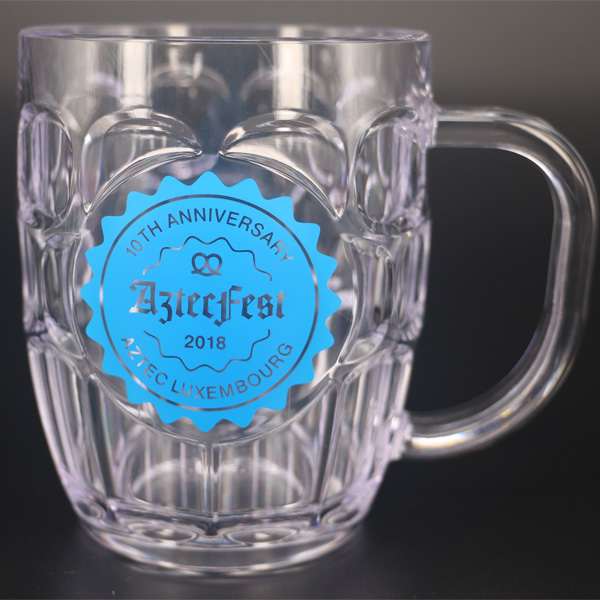 20oz beer dimple mug 