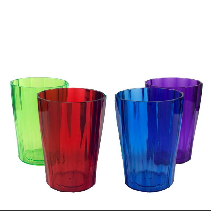 Plastic colorful tumbler