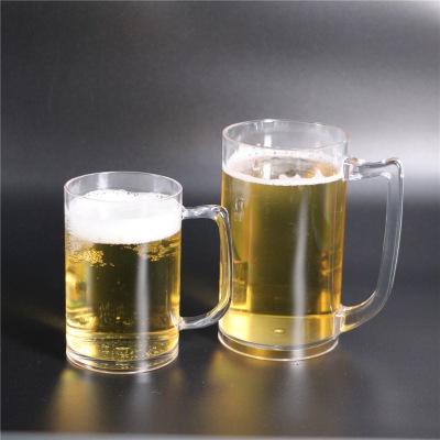 8oz. clear plastic mug