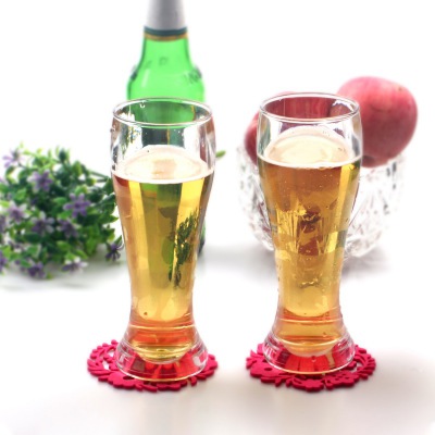 16oz wholesale barware craft beer glassware acrylic pilsner glass plastic stemless wine glass